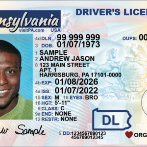 Buy Pennsylvania driving license