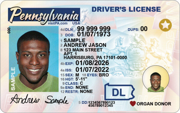 Buy Pennsylvania driving license