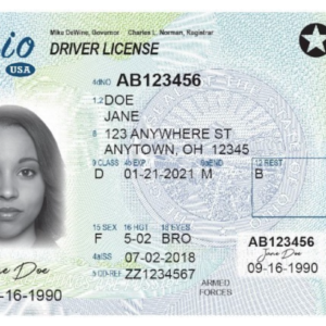 Ohio driver’s license reprints