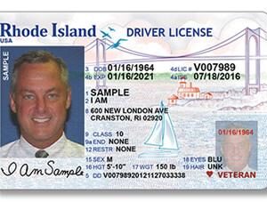 Rhode Island driving license