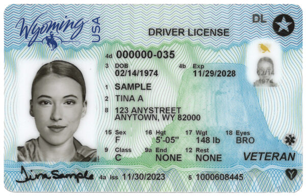 Wyoming Driver's License