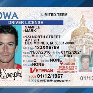 buy Iowa genuine driving license