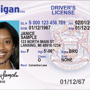 buy Michigan driving license online