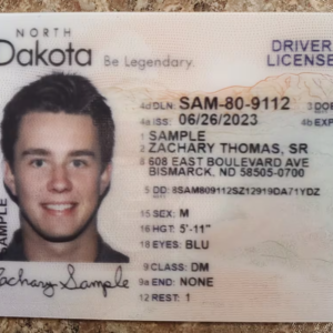 North Dakota driver's license