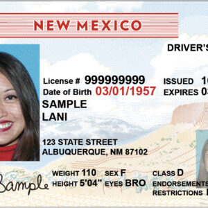 Buy New Mexico driving licence