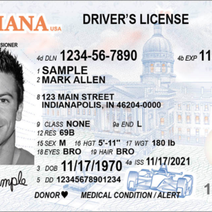 buy Indiana driving license online