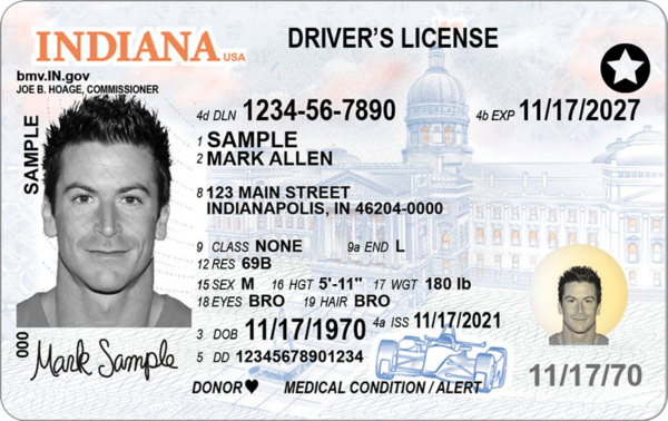 buy Indiana driving license online