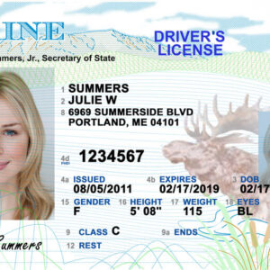 Buy Maine Driving License