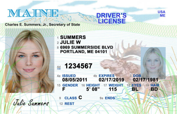 Buy Maine Driving License