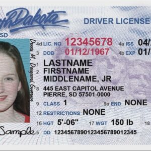 Buy South Dakota driver's license